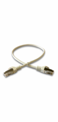 DATACOM Patch cord S/FTP CAT6A 0,5m šedý