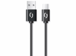 ALIGATOR datový kabel 2A, USB-C, černá