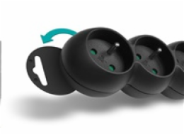 Connect IT prodlužovací kabel 230 V 5 zásuvek 2 m bez vypínače černá CES-1325-BK CONNECT IT prodlužovací kabel 230 V, 5 zásuvek, 2 m, bez vypínače (černý)