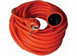 Solight prodlužovací přívod - spojka, 1 zásuvka, 40 m, 3 x 1,5mm2, oranžová