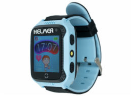 HELMER dětské hodinky LK 707 s GPS lokátorem/ dotykový display/ IP54/ micro SIM/ kompatibilní s Android a iOS/ modré