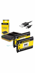 PATONA nabíječka Foto Dual Quick Olympus Li-40B/42B + 2x baterie 500mAh USB
