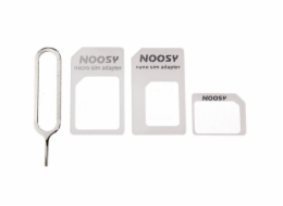 SIM adaptér set Forever microSIM 3ff-2ff nano 4ff-2ff nano 4ff-3ff s aplikátorem