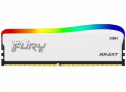 Kingston FURY Beast White DDR4 8GB 3200MT/s DIMM CL16 RGB SE