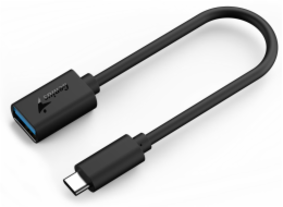 GENIUS ACC-C2AC redukce z USB-C na USB-A, černá