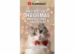 Flamingo Adventní kalendář s pamlsky pro kočky 295g