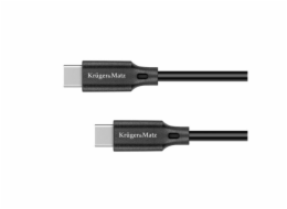 Kabel KRUGER & MATZ KM1260 Basic USB/USB-C 1m Black