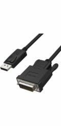 UNITEK Y-5118BA adaptér k video kabelům 1,8 m DisplayPort DVI Černá