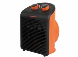 Horkovzdušný konvektor, ventilátor, topné těleso 2000 W, černá/oranžová barva,  FH-2081 VIVAX