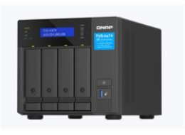 QNAP TVS-h474-PT-8G (2core 3,7GHz, ZFS, 8GB RAM, 4x SATA, 2x M.2 NVMe, 2x PCIe, 2x 2,5GbE, 1x HDMI)