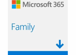 Microsoft 365 pro rodiny CZ 1 rok Předplatné Family, všechny jazyky, 1 rok