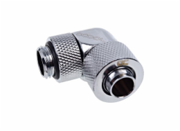 Alphacool Eiszapfen 13/10mm kompresní šroubení otočné 90° G1/4 chrom