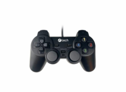 C-TECH gamepad Callon pro PC/PS3, 2x analog, X-input, vibrační, 1,8m kabel, USB