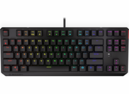 Endorfy herní klávesnice Thock TKL Kailh  BL RGB /USB/ blue sw. / drátová / mechanická / US layout / černá RGB
