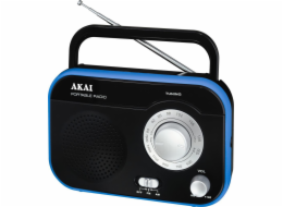 Rádio AKAI, PR003A-410, AM/FM, černá, 1 W RMS