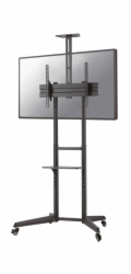 Neomounts FL50-550BL1/Držák displeje/vozík/37-70"/4 kolečka/VESA 600X400/nosn. 50kg/nast.výšky/náklon/AV držák/černý