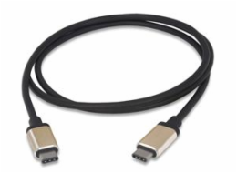 PremiumCord Kabel USB 3.2 konektor C/male - USB 3.2 C/male, 0,5m, hliníkové koenktory