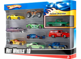 Mattel Hot Wheels Autíčka 10Pack 
