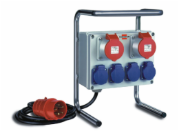 Kompaktní malý napájecí rozvaděč Brennenstuhl BKV 2/4 G IP44, 6cestný, prodlužovací kabel