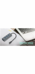 i-tec USB-C Metal 4-portový HUB