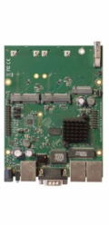 MikroTik RouterBOARD RBM33G, dual-core 880MHz, 256MB DDR3, 3x GLAN, 2x mini-PCIe, 2xSIM slot, 1xM.2, USB, RS232, vč. L4