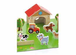 Dětské dřevěné 3D puzzle Viga Farma
