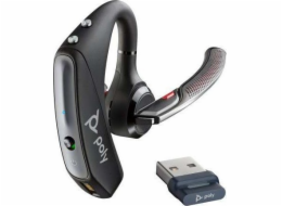 PLANTRONICS Bluetooth Headset Voyager 5200UC, nabíjecí pouzdro, černá