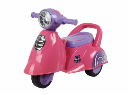 Dětské odrážedlo motorka se zvukem Baby Mix Scooter růžové