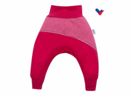 Softshellové kojenecké kalhoty New Baby růžové