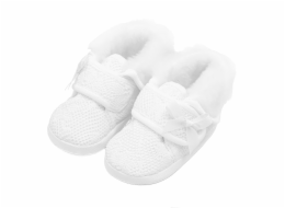 Kojenecké zimní capáčky ke křtu New Baby 3-6 m holka