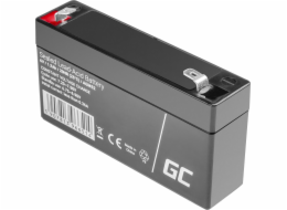 Bezúdržbová baterie AGM VRLA Green Cell AGM52 6V 1,2Ah (pro zabezpečovací systém, pokladny, hračky)