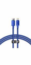 Baseus CAJY000203 Crystal Shine Series Datový Kabel USB-C - Lightning 20W 1,2m Blue