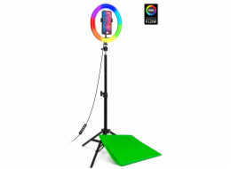 LED světlo CONNECT IT Streaming Box Selfie10Ring kruhové 10" RGB 