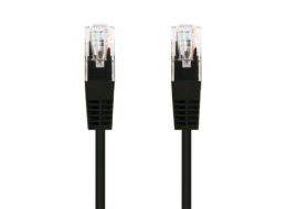 C-TECH kabel patchcord Cat5e, UTP, černá, 2m