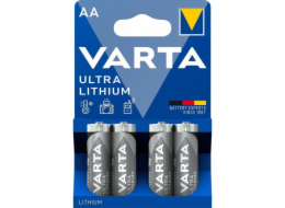 1x4 Varta Professional Lithium Mignon AA LR 6