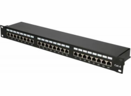 Patchpanel 24 portů CAT6 STP V2