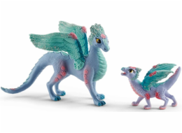 Schleich 70592 Bayala Blossom dragon mother and baby