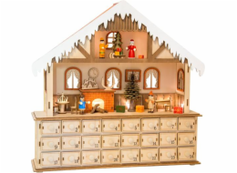 Adventní kalendář Small Foot dřevěný kouzelný vánoční dům
