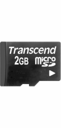 TRANSCEND MicroSD karta 2GB, bez adaptéru