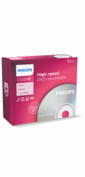 1x5 Philips DVD+R 8,5GB DL 8x JC
