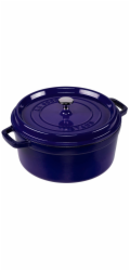 Litinový hrnec Staub La Cocotte 26cm kulatý tmavě modrý