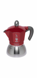 Bialetti MOKA INDUCTION ČERVENÁ 4 ŠÁLKY