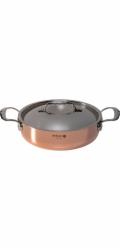 De Buyer Prima Matera Saucepot copper/steel low 24cm induction