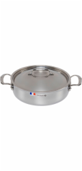 De Buyer Affinity Saucepot low with lid 28 cm