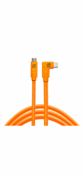 Tether Tools TetherPro USB-C auf USB-C rechter Winkel orange