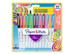 1x12 Paper Mate Flair Felt Tip Pen Bold B