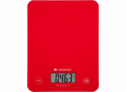 Kuchyňská váha Zassenhaus Digitální váha Chladná červená