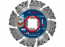 Diamantový řezací kotouč Bosch X-LOCK Expert MultiMaterial, O 115mm