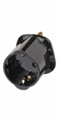 Cestovní adaptér pro použití ve Velké Británii, černý BN-1508533