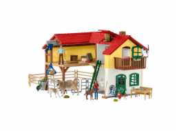 Schleich Farm World        42407 Bauernhaus mit Stall und Tieren